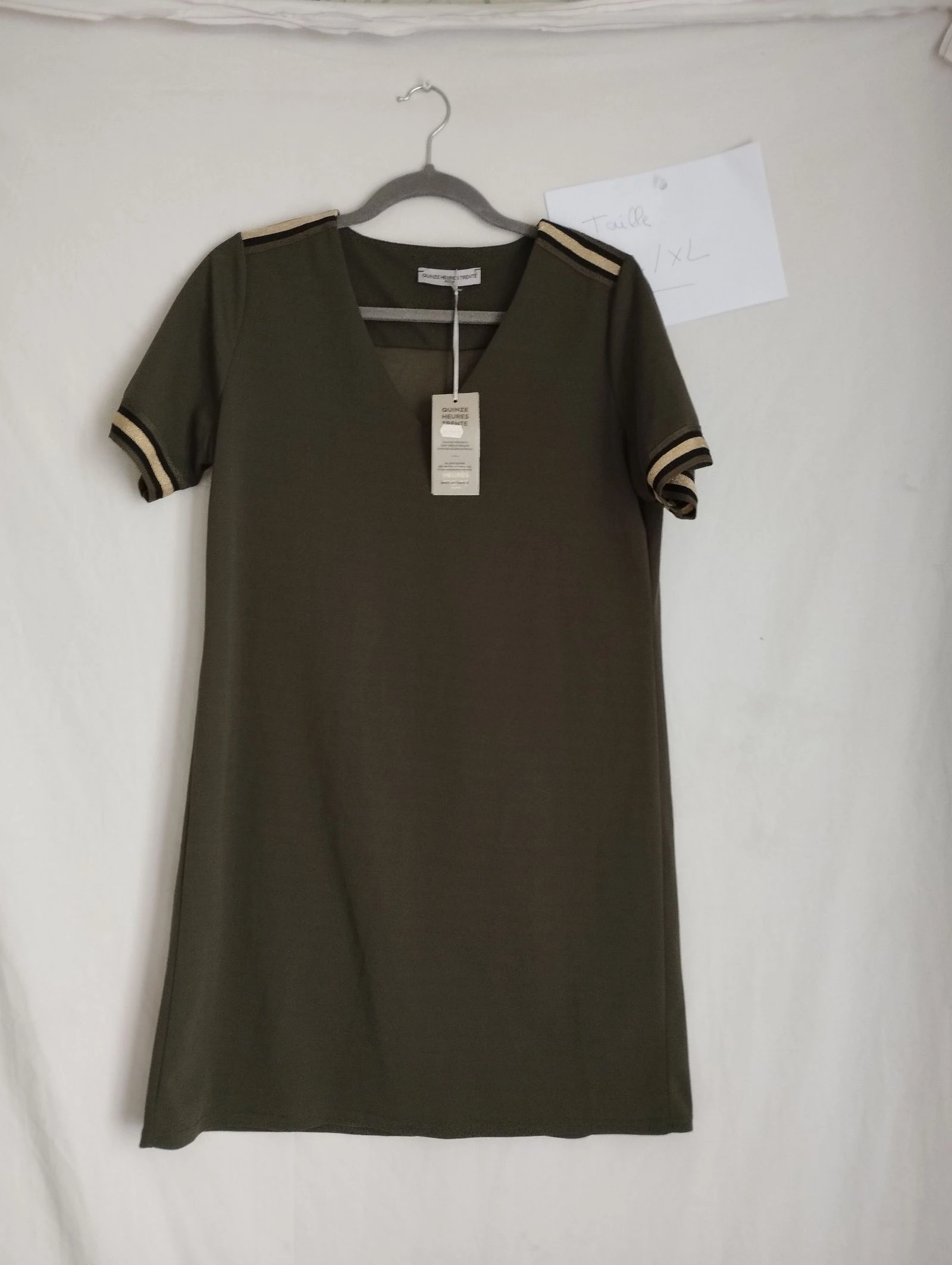 Robe courte quinze heure trente taille l